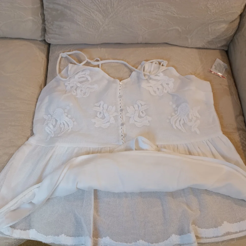 ❌‼️🚫SOLD❌‼️🚫STEIN MART  LACE BLOUSE - Picture 5 of 5